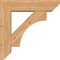 Ekena Millwork Westlake Slat Smooth Bracket w/ Offset Brace, Western Red Cedar, 7 1/2"W x 30"D x 30"H BKT0806X30X30WTL06SWR - alternate 3